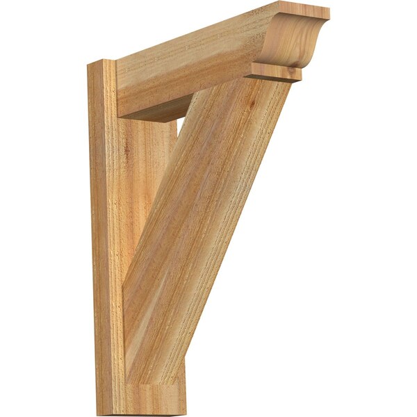 Ekena Millwork Traditional Rough Sawn Traditional Outlooker, Western Red Cedar, 6"W x 20"D x 24"H OUT06X20X24TRA01RWR - main